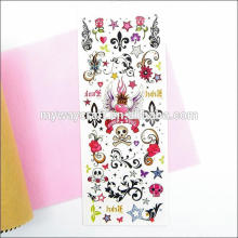 Best Selling Custom Glitter Temporary Gold Tattoo Aufkleber